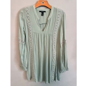 Forever 21 Long Sleeve Flowy Dress